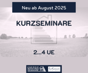 Kurzseminare CorConsult energie